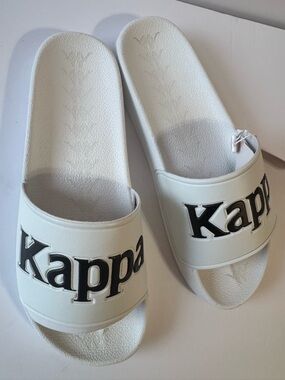 Kappa- White Slide Sandals - White